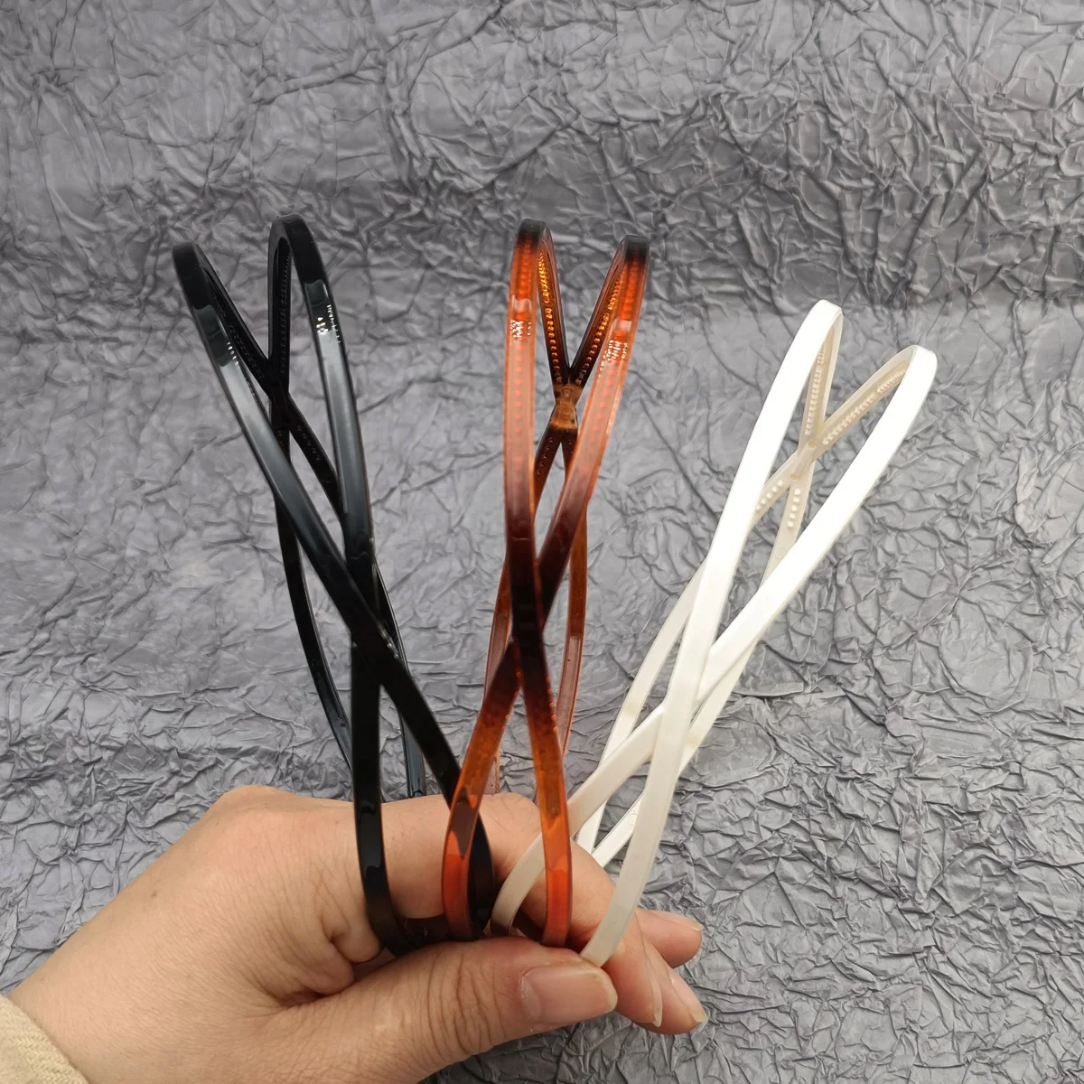 1/3 PCS Oval Headband Elastic Hair Hoops Women Headbands Hair Band Girls Fashion Korean Headwear Coffee Accessories