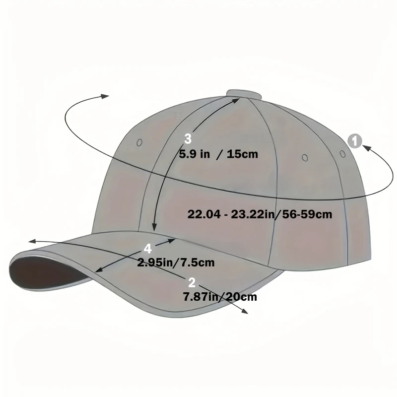 1pc Retro Washed Embroidered Baseball Caps for Women,outdoor Leisure Adjustable Multifunctional Dad Hats for Holiday,daliy Wear
