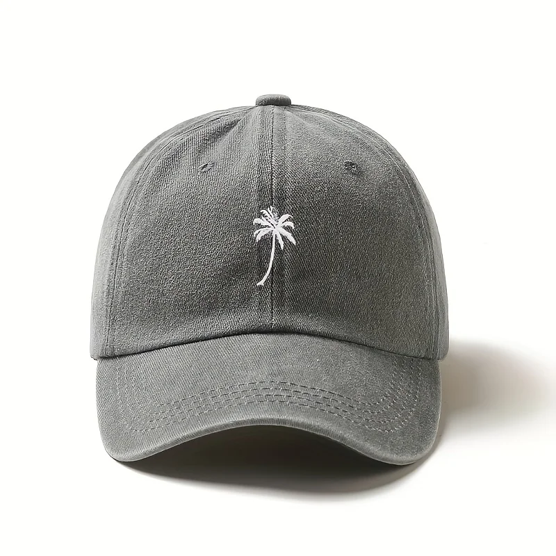 1pc Retro Washed Embroidered Baseball Caps for Women,outdoor Leisure Adjustable Multifunctional Dad Hats for Holiday,daliy Wear