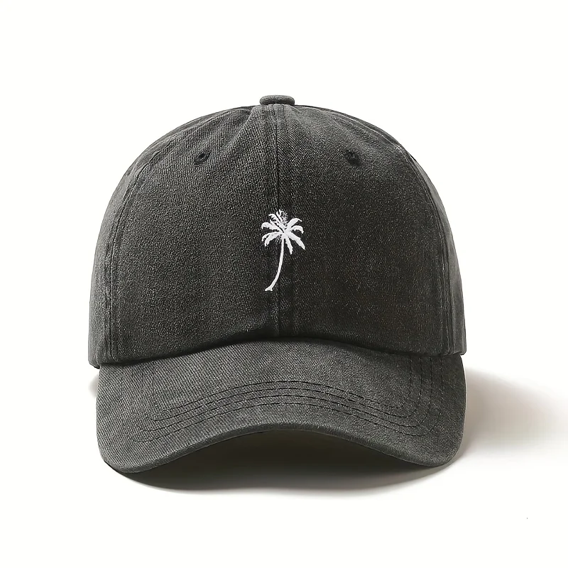 1pc Retro Washed Embroidered Baseball Caps for Women,outdoor Leisure Adjustable Multifunctional Dad Hats for Holiday,daliy Wear
