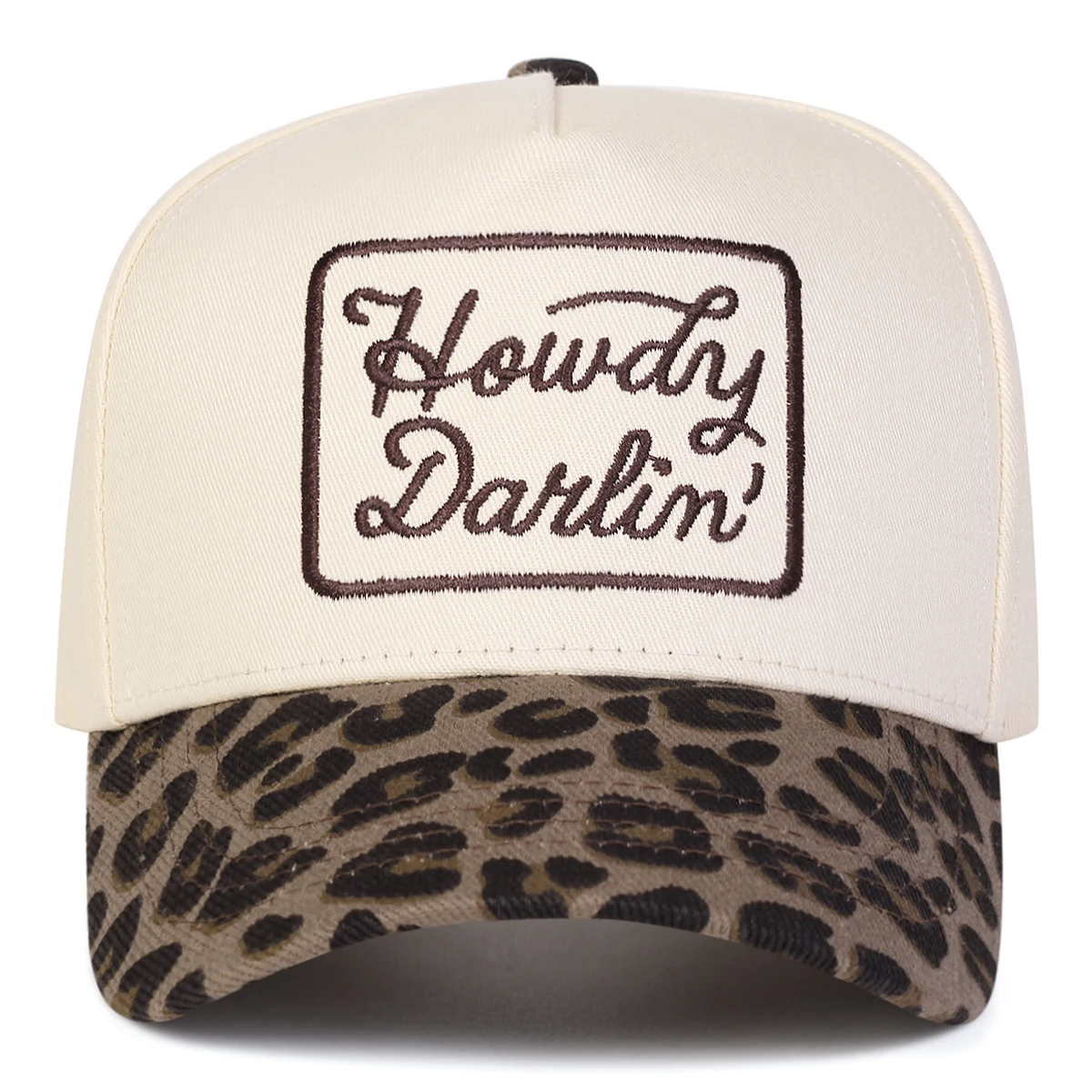 Unisex HOWDY DARLIN Letter Embroidery Baseball Caps Spring and Autumn Outdoor Adjustable Casual Hats Sunscreen Hat Sports Cap