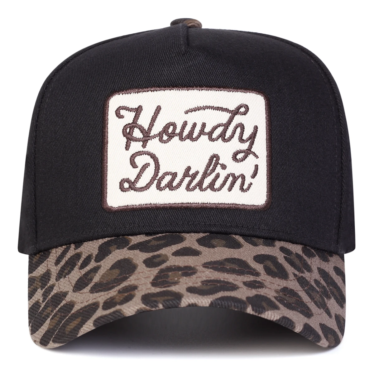 Unisex HOWDY DARLIN Letter Embroidery Baseball Caps Spring and Autumn Outdoor Adjustable Casual Hats Sunscreen Hat Sports Cap