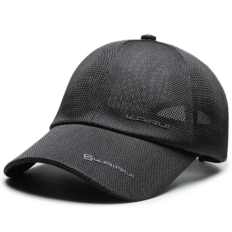 KAIRUI Breathable Full Mesh Hat Men's Trendy Baseball Hat Hip Hop Hat Women's Outdoor Leisure Sports Sunshade Hat Decorative Hat