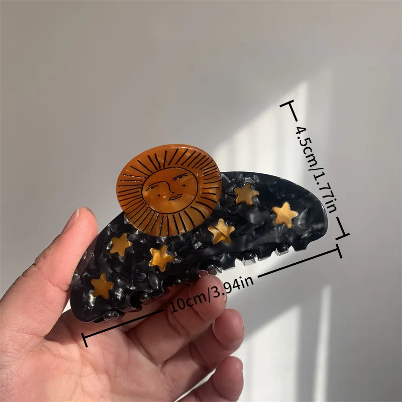 1 Pcs women's Hair claws Flower Snail Angel Cute Personalized Versatile Hair grabs High Quality Luxury Brand Hair Accessories