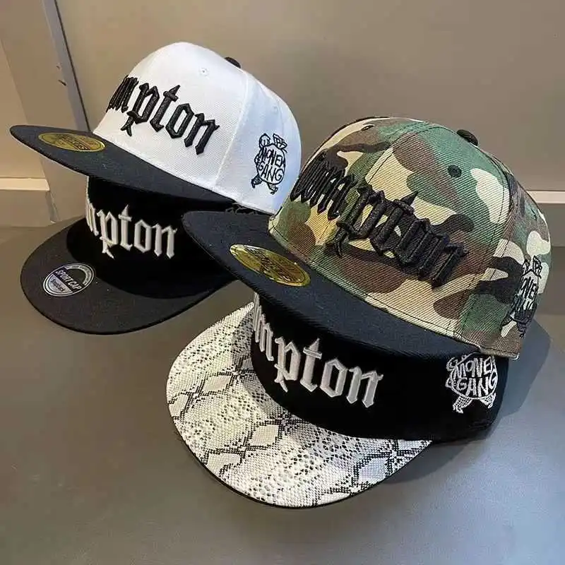2025 New Men Compton Snapback Hats Bone Fashion Hip Hop Baseball Cap for Adult Adjustable Sports Leisure Caps Trucker Caps