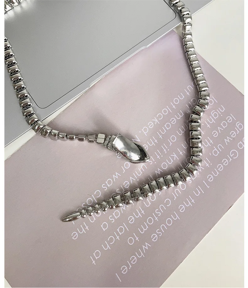 Retro Simple Metal Snake Waist Chain Personality Adjustable Chain Belt Dress Pants Waist Decoration Accessories
