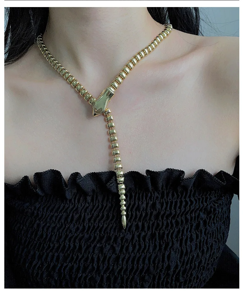 Retro Simple Metal Snake Waist Chain Personality Adjustable Chain Belt Dress Pants Waist Decoration Accessories