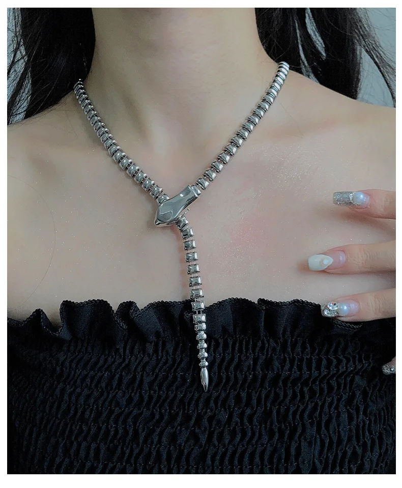 Retro Simple Metal Snake Waist Chain Personality Adjustable Chain Belt Dress Pants Waist Decoration Accessories