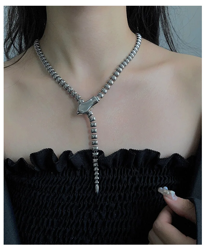 Retro Simple Metal Snake Waist Chain Personality Adjustable Chain Belt Dress Pants Waist Decoration Accessories