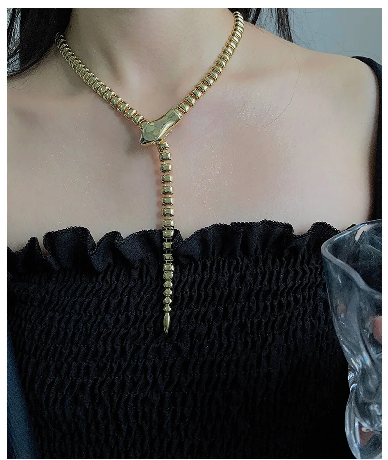 Retro Simple Metal Snake Waist Chain Personality Adjustable Chain Belt Dress Pants Waist Decoration Accessories
