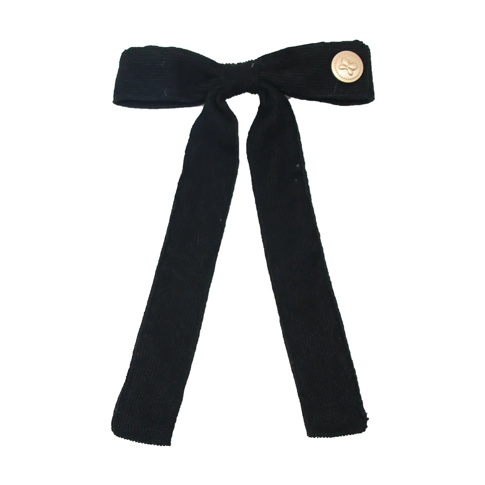 A5  Fashion Cordury Gold button Flat Band Large Hair headband Baby Mini clip Kids School Hair Accessories hairband