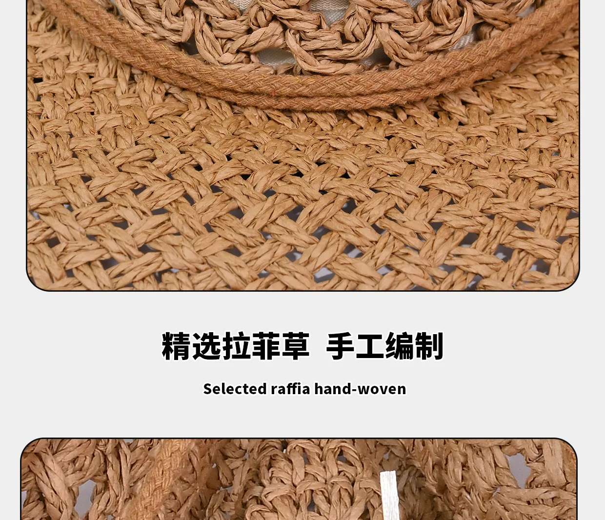 Summer Beach Sunscreen Panama Straw Cap With String Classic Hollow Design Paper Straw Western Cowboy Hats