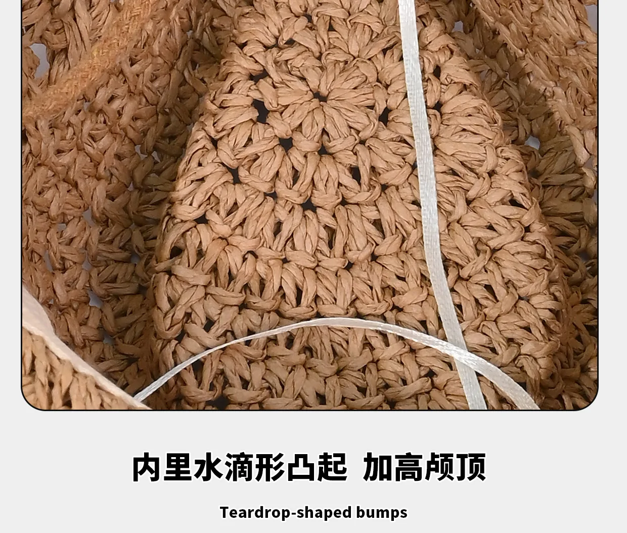 Summer Beach Sunscreen Panama Straw Cap With String Classic Hollow Design Paper Straw Western Cowboy Hats