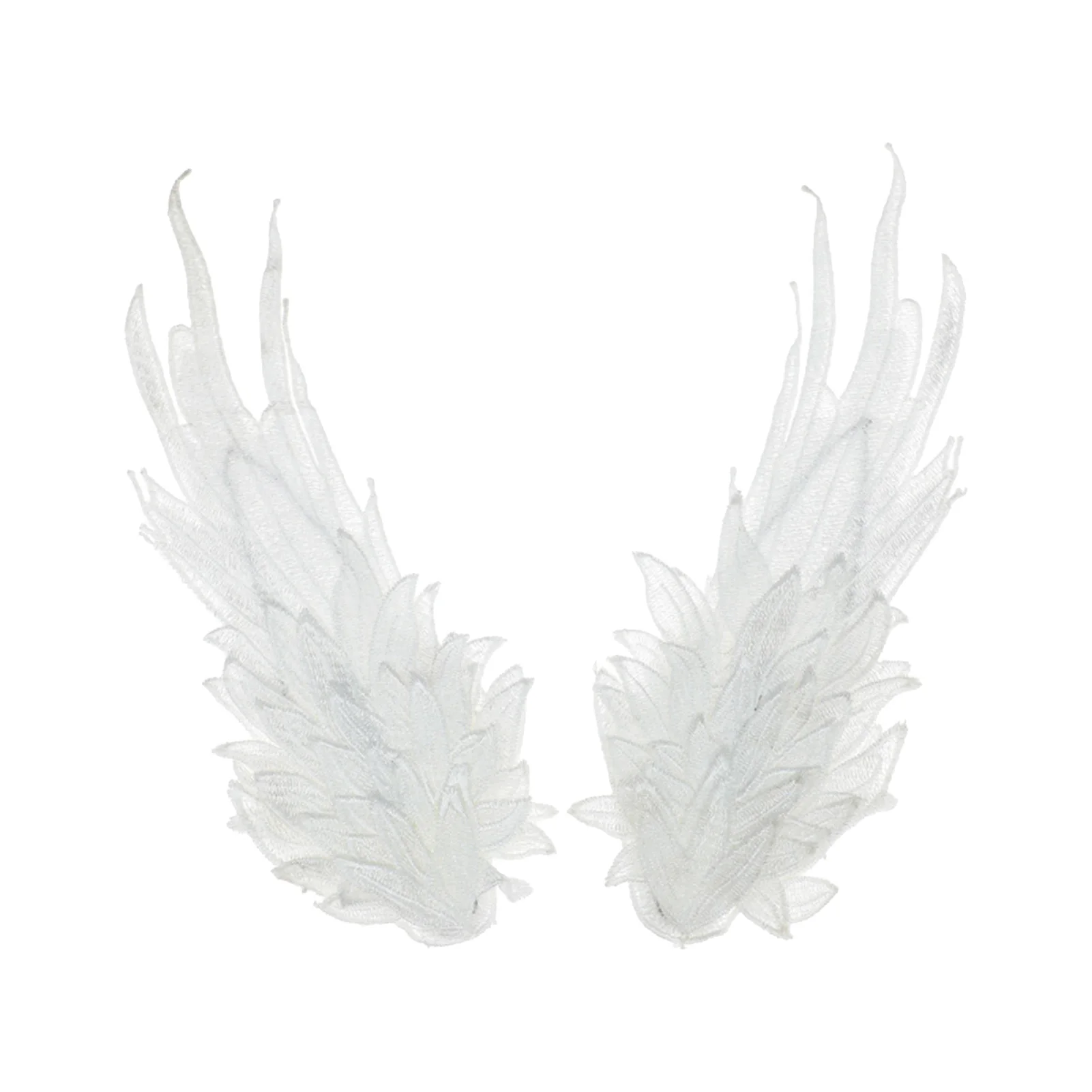 1 Pair Angel & Devil Wing Hair Clips Black/White Feather Roleplay Hairpins Side Clips Cosplay Costume Hair Accessories for Women