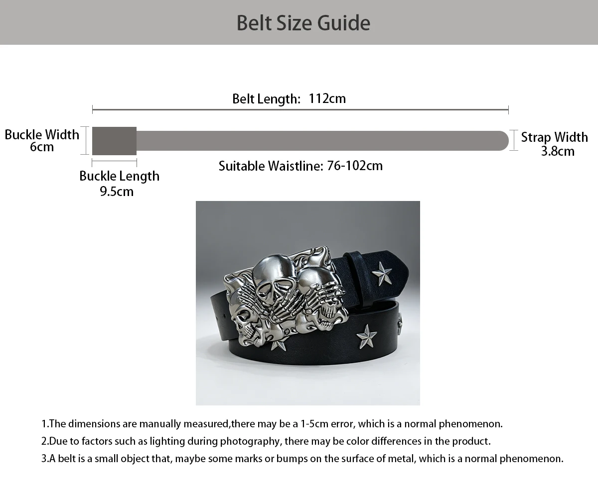 Subculture Harajuku Style Punk Studded Cross Belt Burst Pattern Hip Hop Street Style Men's Belt Rock Party Music Festival Belt