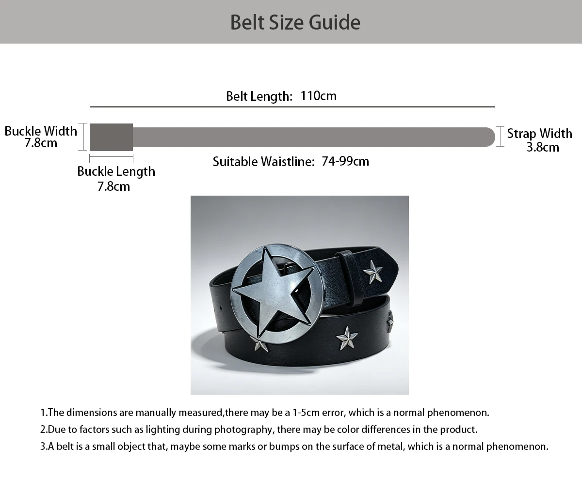 Subculture Harajuku Style Punk Studded Cross Belt Burst Pattern Hip Hop Street Style Men's Belt Rock Party Music Festival Belt
