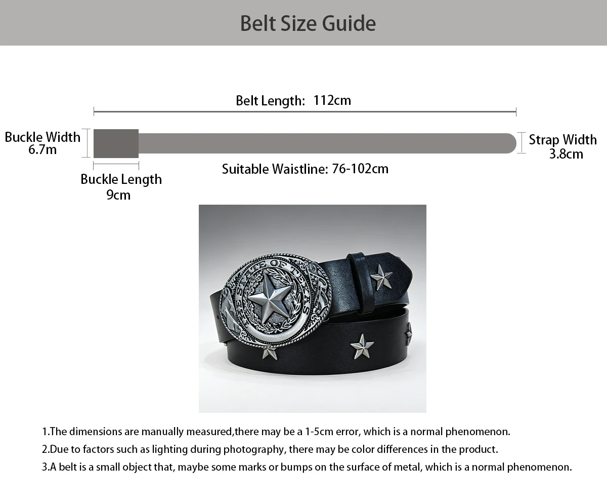 Subculture Harajuku Style Punk Studded Cross Belt Burst Pattern Hip Hop Street Style Men's Belt Rock Party Music Festival Belt