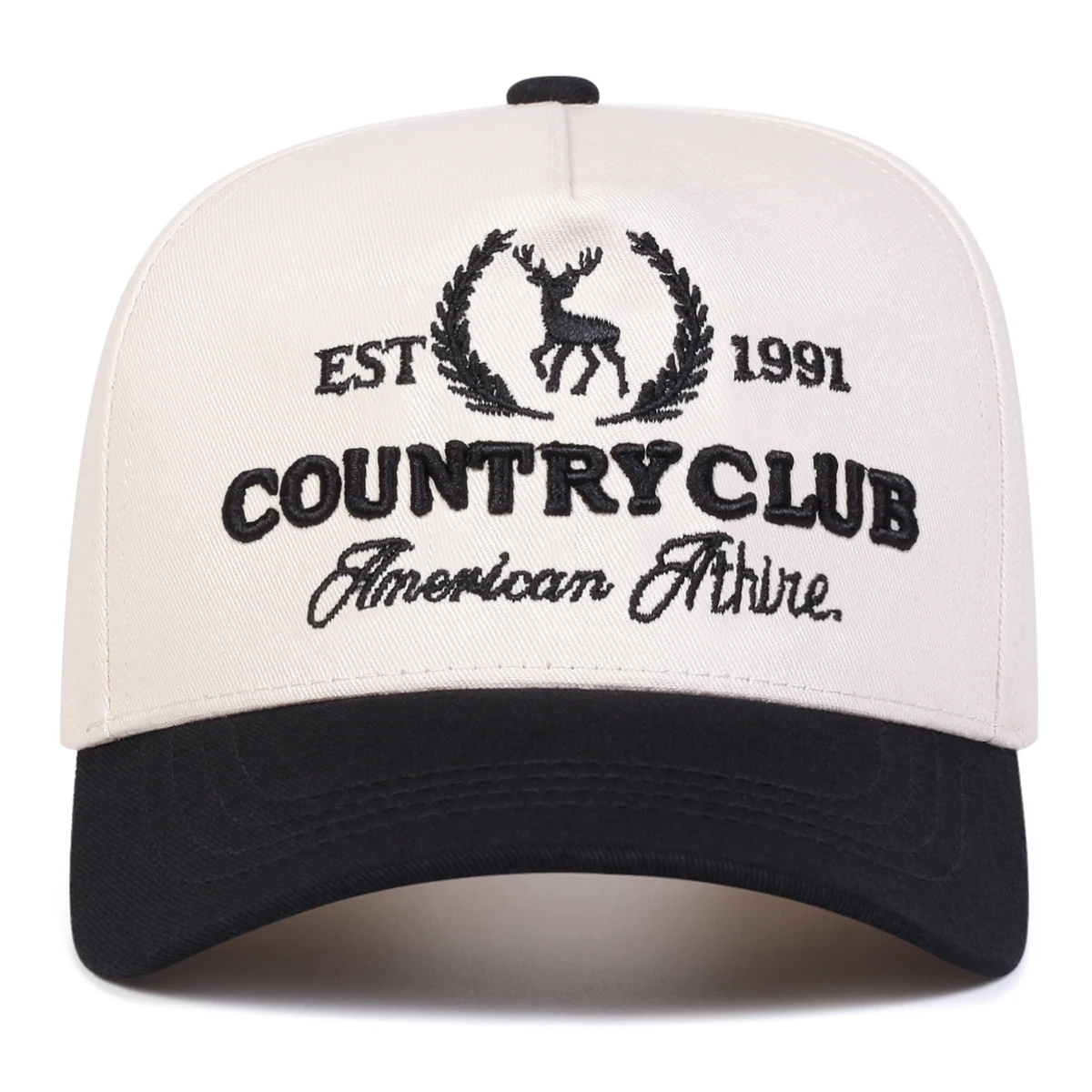 Unisex COUNTRY CLUB Letter Embroidery Baseball Caps Spring Autumn Outdoor Adjustable Casual Hats Sunscreen Hat Sports Cap
