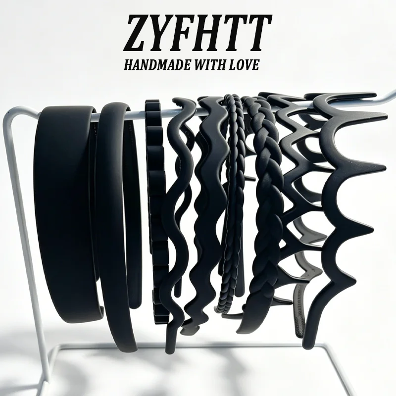 3pcs ZYFHTT Simple Acrylic Headband for Women Elegant Face Washing Hair Band Fashion Girls Hair Hoop Hair Accessories