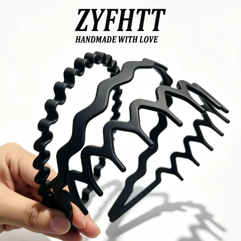 3pcs ZYFHTT Simple Acrylic Headband for Women Elegant Face Washing Hair Band Fashion Girls Hair Hoop Hair Accessories