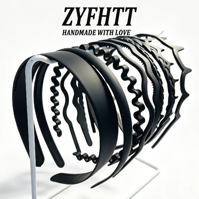 3pcs ZYFHTT Simple Acrylic Headband for Women Elegant Face Washing Hair Band Fashion Girls Hair Hoop Hair Accessories
