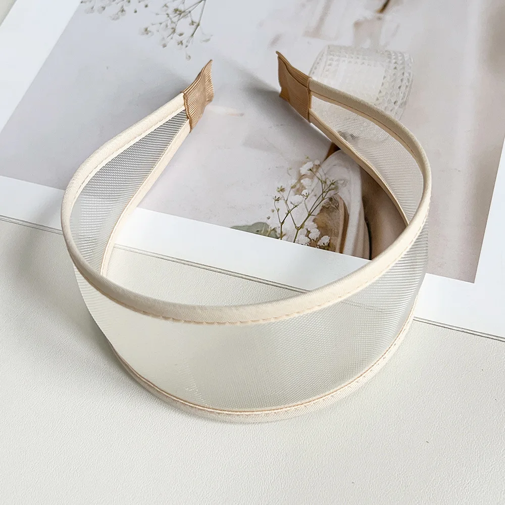 Breathable Head Band Hollow Wide Headband Fashion Hair Bands for Women Simple Trendy Solid Color Hair Accessories