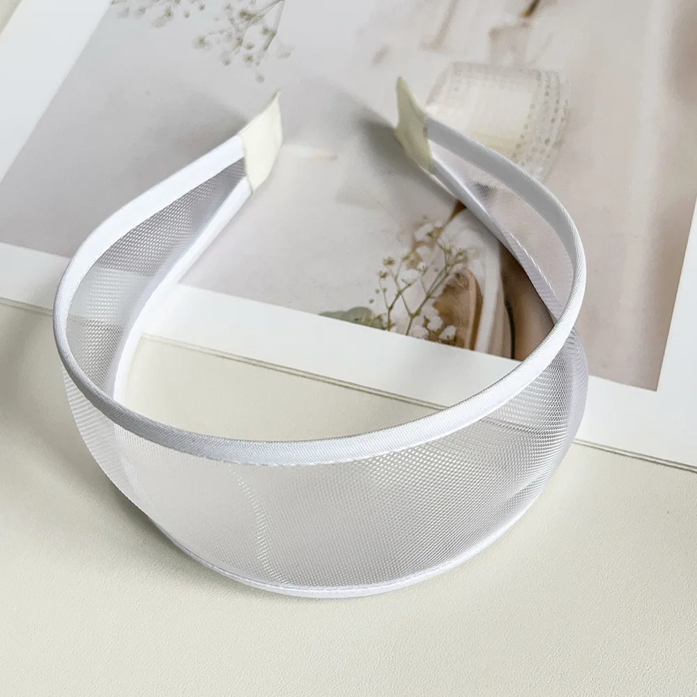 Breathable Head Band Hollow Wide Headband Fashion Hair Bands for Women Simple Trendy Solid Color Hair Accessories