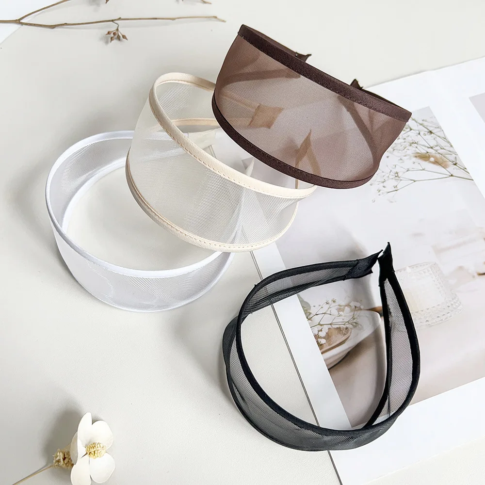 Breathable Head Band Hollow Wide Headband Fashion Hair Bands for Women Simple Trendy Solid Color Hair Accessories