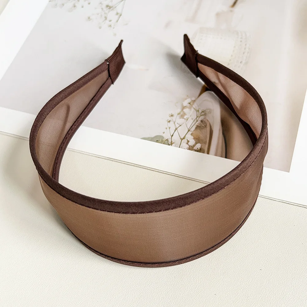 Breathable Head Band Hollow Wide Headband Fashion Hair Bands for Women Simple Trendy Solid Color Hair Accessories