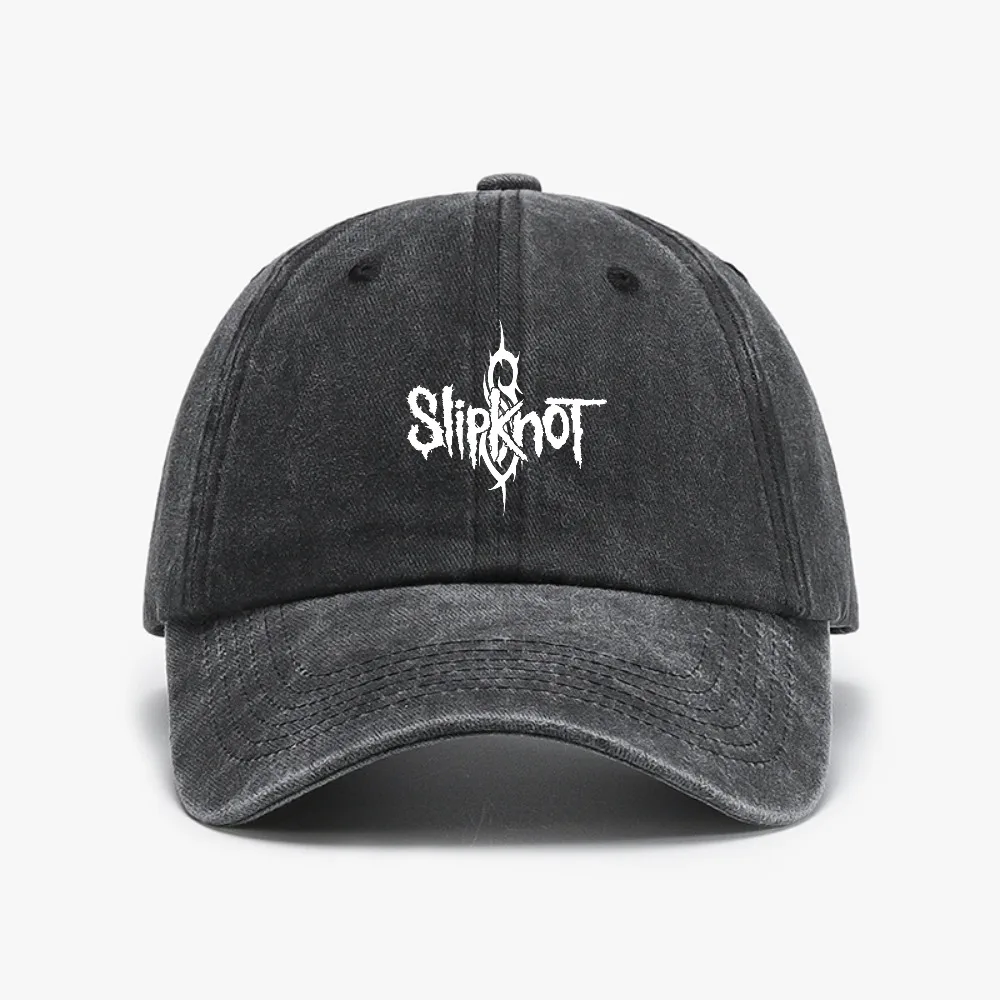 Summer Men Women Slipknots Baseball Cap Washed Distressed Denim caps Men women Rock band Snapback hats