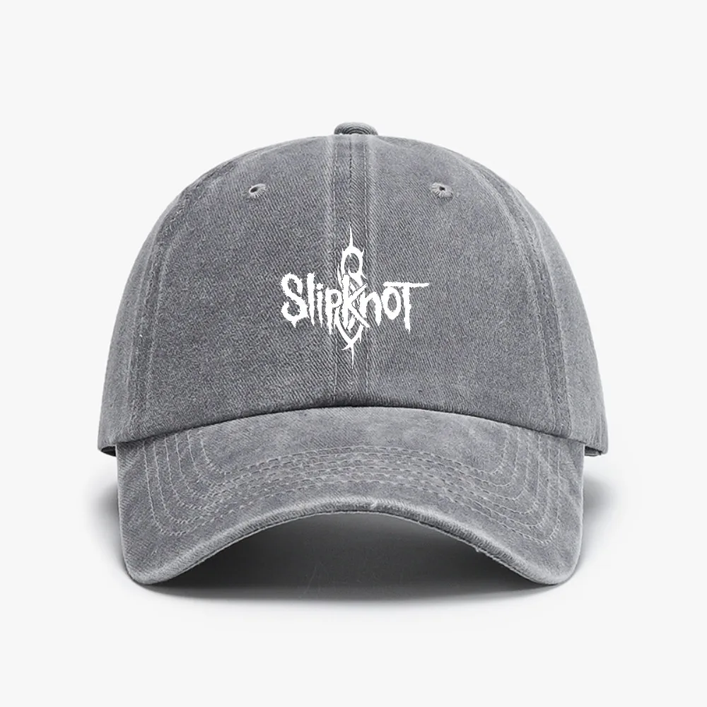 Summer Men Women Slipknots Baseball Cap Washed Distressed Denim caps Men women Rock band Snapback hats