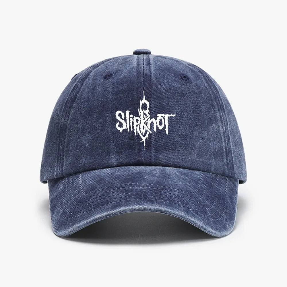 Summer Men Women Slipknots Baseball Cap Washed Distressed Denim caps Men women Rock band Snapback hats