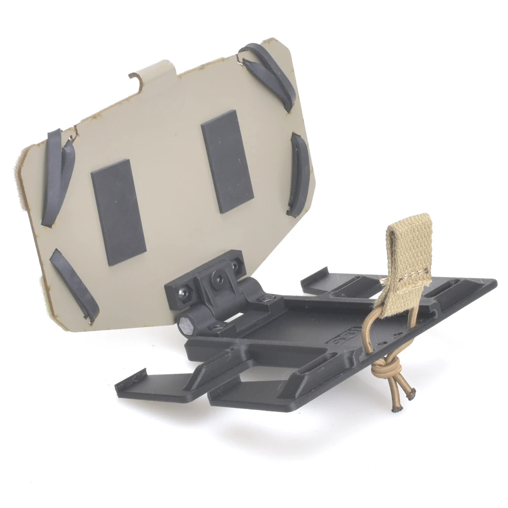 Outdoor Tactical Vest MOLLE Navigation Version Mobile Navigation Stand with Foldable and Sliding Design