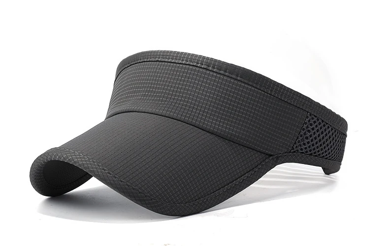 Summer flat top batten outdoor hat with edging and patchwork mesh sun hat, sweat-absorbing hat, all-in-one running hat