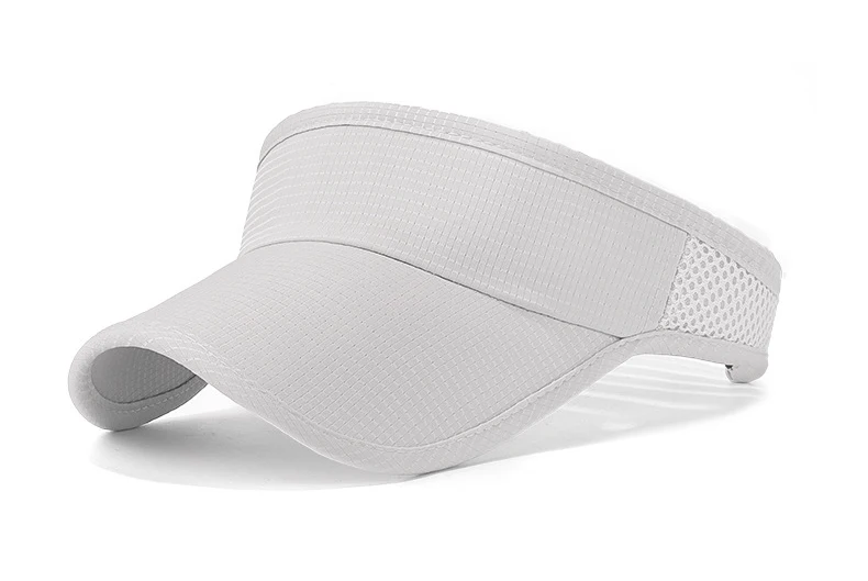 Summer flat top batten outdoor hat with edging and patchwork mesh sun hat, sweat-absorbing hat, all-in-one running hat