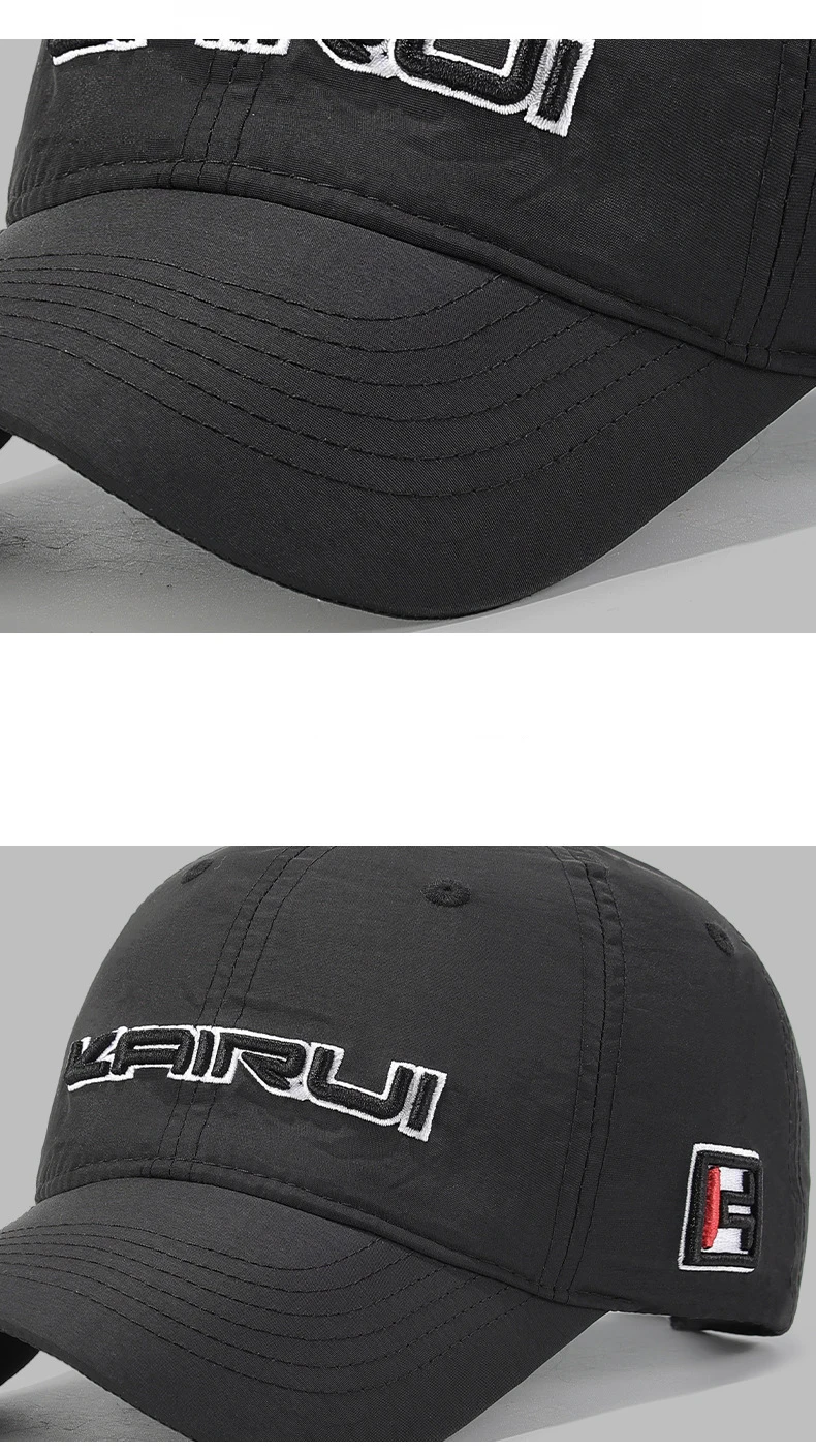 Four-Season Quick-Dry Waterproof Short-Brim Baseball Cap Outdoor Casual Sun Hat Fashionable Duckbill Cap