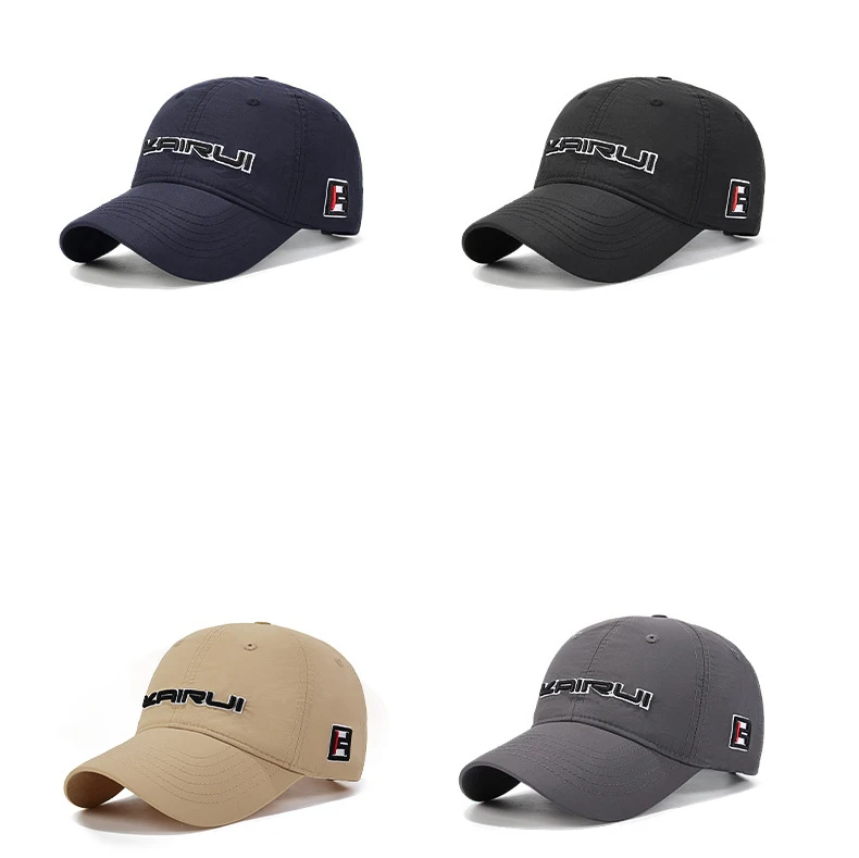 Four-Season Quick-Dry Waterproof Short-Brim Baseball Cap Outdoor Casual Sun Hat Fashionable Duckbill Cap