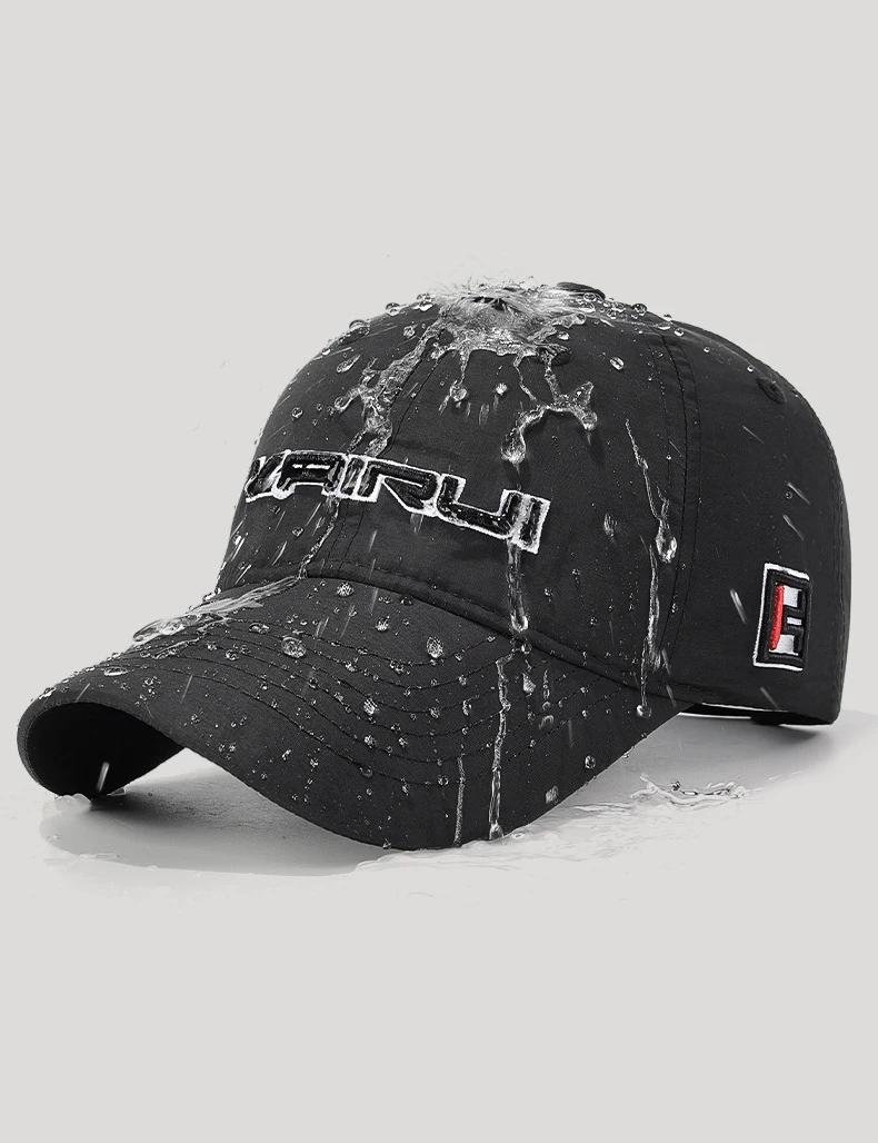 Four-Season Quick-Dry Waterproof Short-Brim Baseball Cap Outdoor Casual Sun Hat Fashionable Duckbill Cap