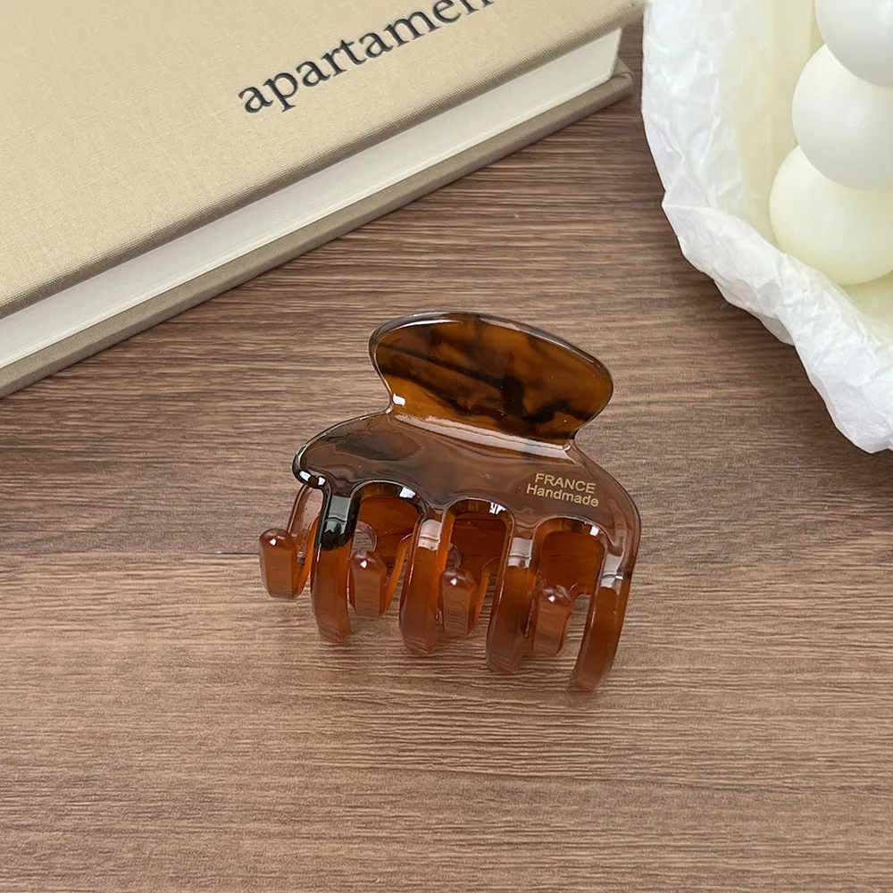 1PC Acetate Tortoiseshell Toned Leopard Barrettes Mini Hair Pins for Women Bangs Hair Claw Clips Fashion Head Accessories