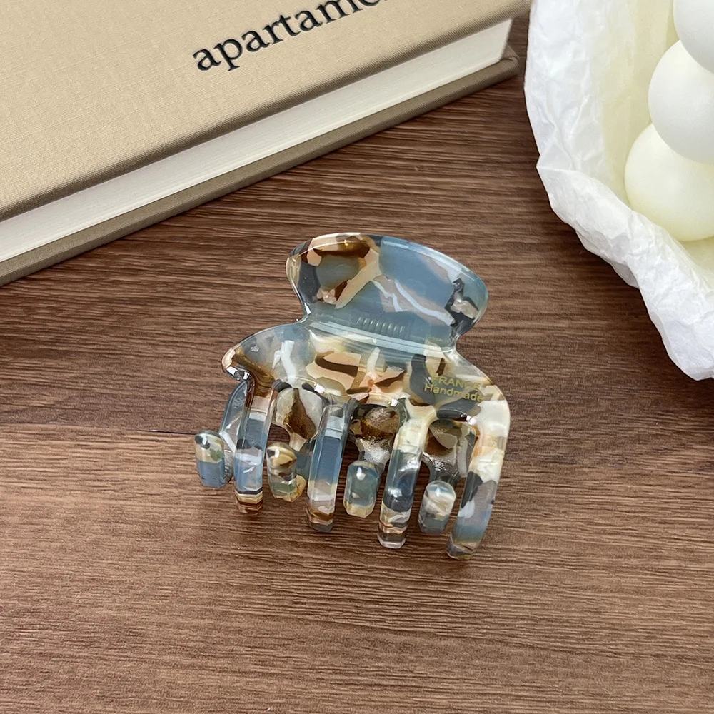1PC Acetate Tortoiseshell Toned Leopard Barrettes Mini Hair Pins for Women Bangs Hair Claw Clips Fashion Head Accessories