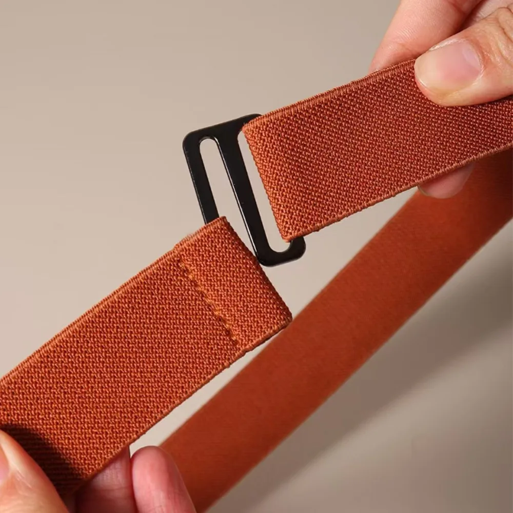 Women's Adjustable Elastic Stretch Belts Invisible Non-Slip Stretch Band Web Belt Waist Belts for Jeans Pants Dress Casual Belts