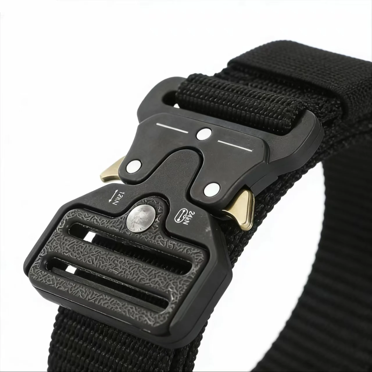 Extra Long Men's Belt 140CM 150CM Big and Tall Heavy Duty Nylon Tactical Belt for Outdoor Work Hiking