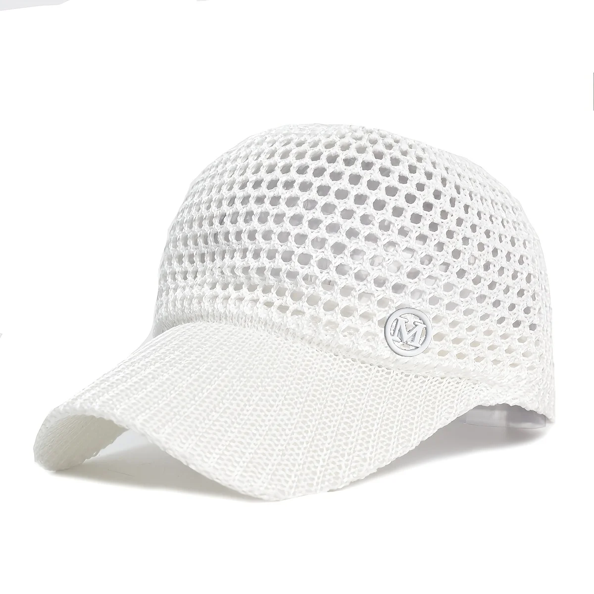Unisex Hollow-out Design Mesh Baseball Cap Breathable Summer Sun Hat Baseball Cap