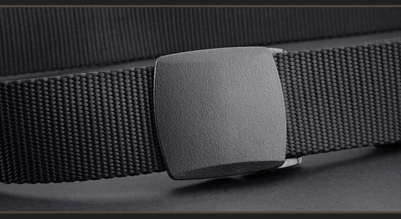 1pcs Belt Canvas Tactical Outdoor Men's And Women's Belt Pants Belt Nylon Versatile Casual Student Belt Quick Release Buckle