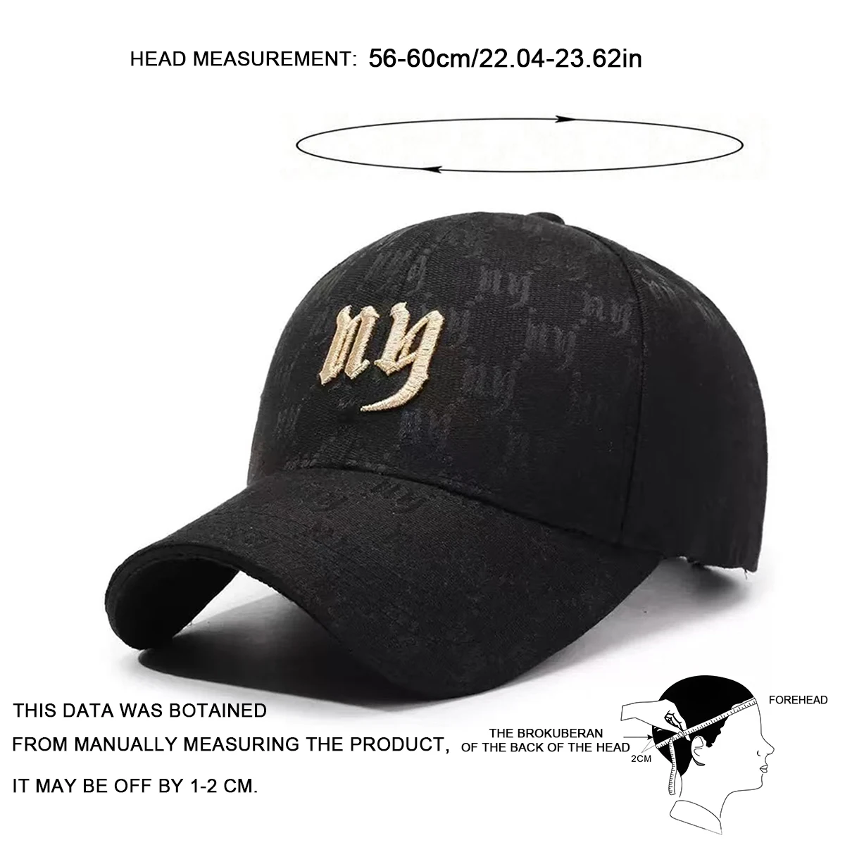 Unisex NY Lettter Embroidery Baseball Caps Spring and Autumn Outdoor Adjustable Casual Hats Sunscreen Hat Sports Cap