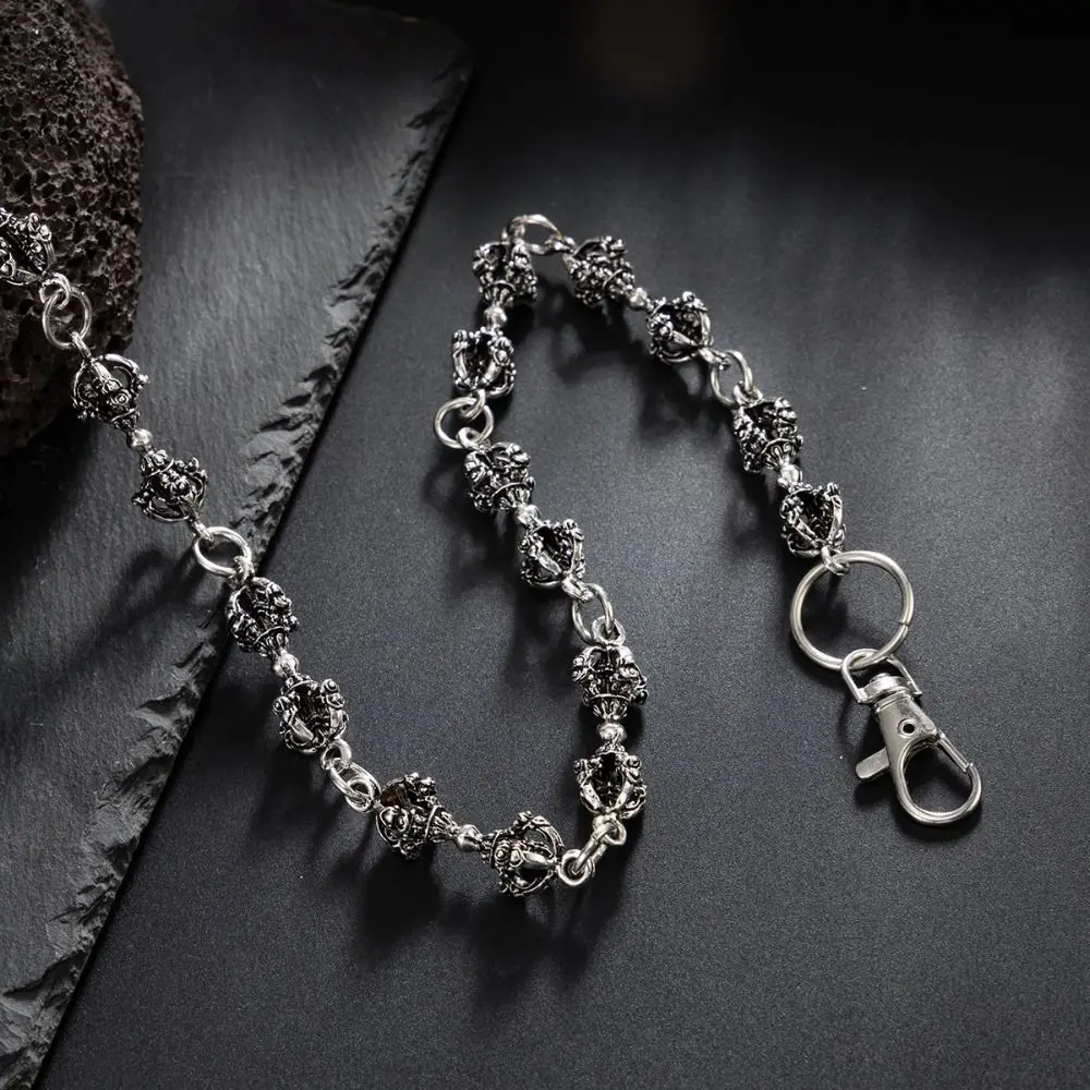Fashion Punk Pants Wallet Chain Y2K Harajuku Hipster Jeans Chain Goth Hip Hop Metal Trousers Chain For Women Man