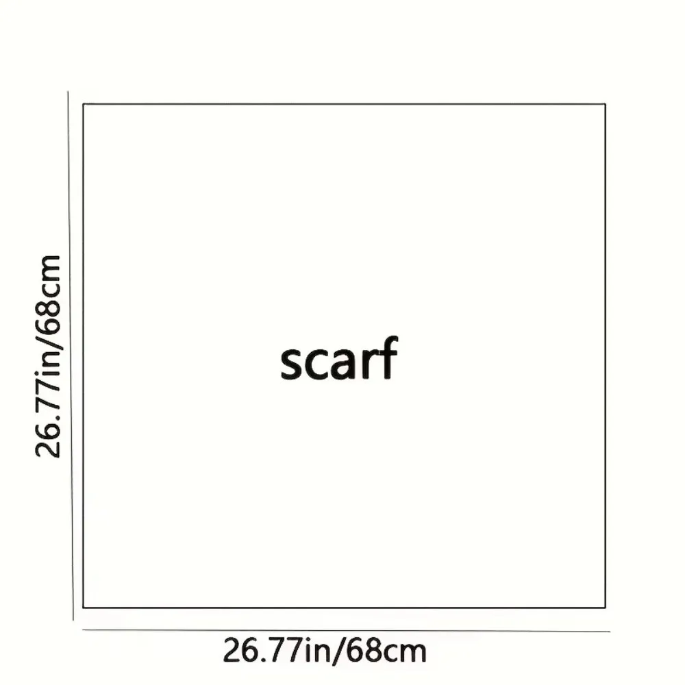 New Smooth Texture Silk Hairbands Versatile Fashion Elegant Square Shawl Luxury Hijab Women