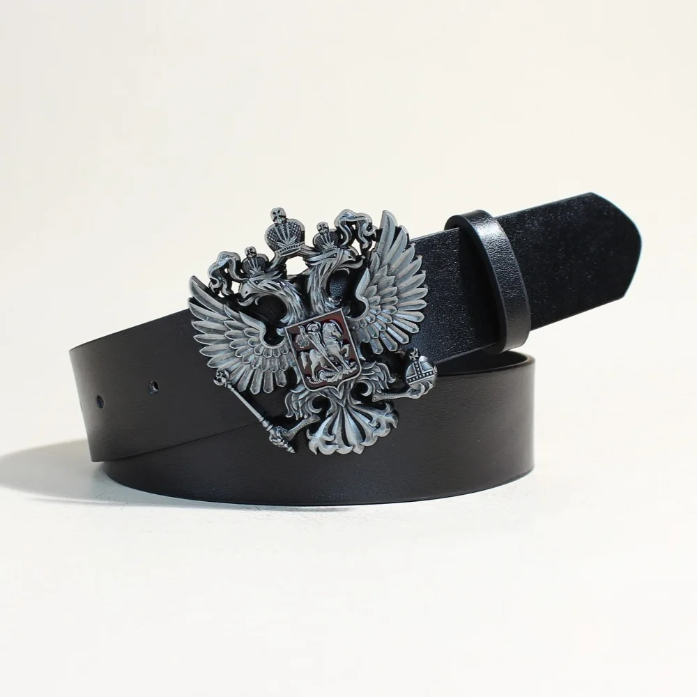 Black Punk Style PU Leather Belt with Metal Studs Unisex Gothic Fashion Accessory