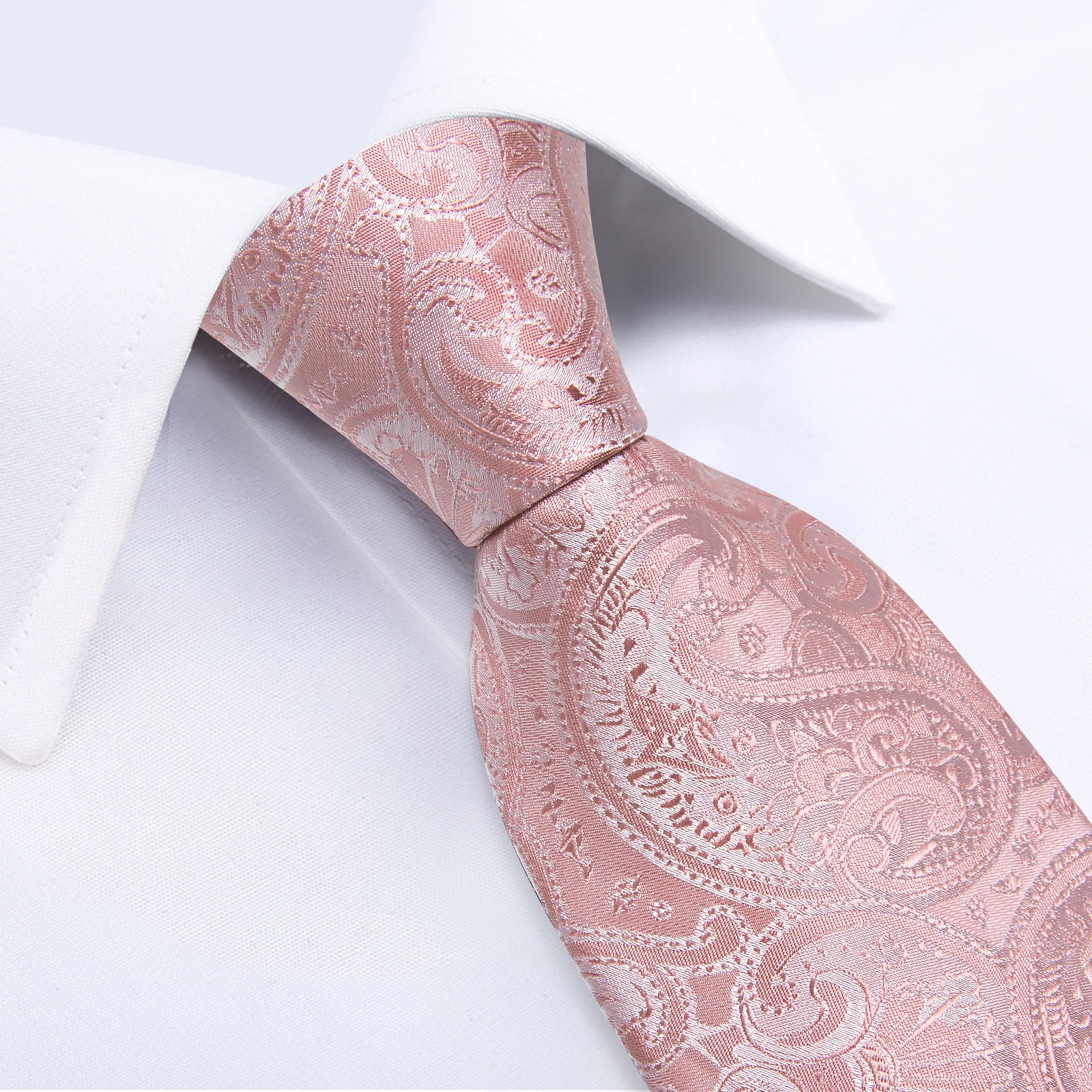 Men's Formal Ties Wedding Accessories Striped Floral Paisley Neck Tie Set Handkerchief Cufflinks Gift For Men