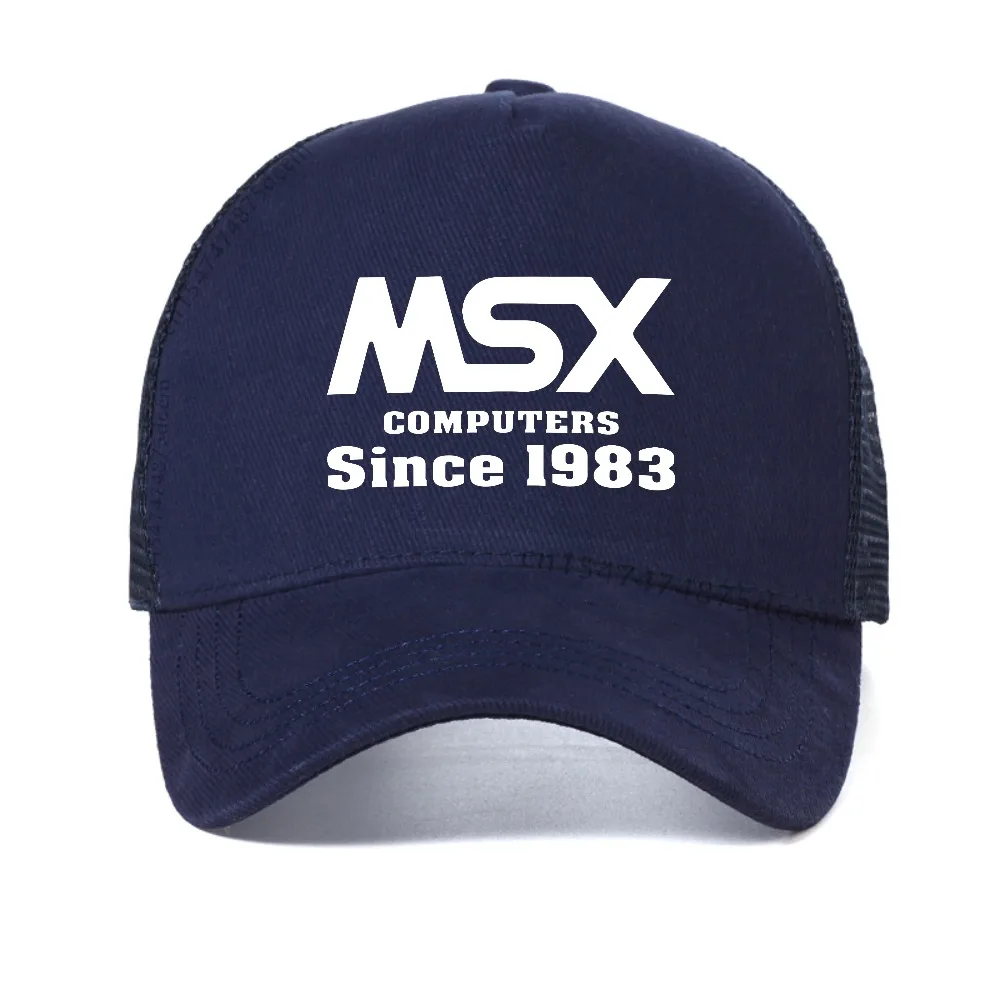 New MSX computer since 1983 baseball cap summer man women graphic anime Snapback hats outdoor adjustable Breathable sun hats